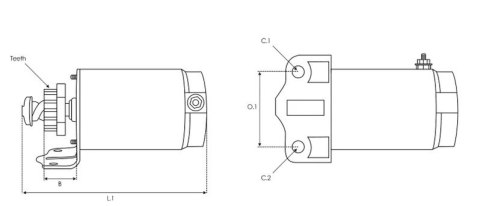 Nowy rozrusznik SUZUKI RV200 M/C